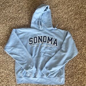 ☀️ Champion Light Blue Sonoma State University Sweater